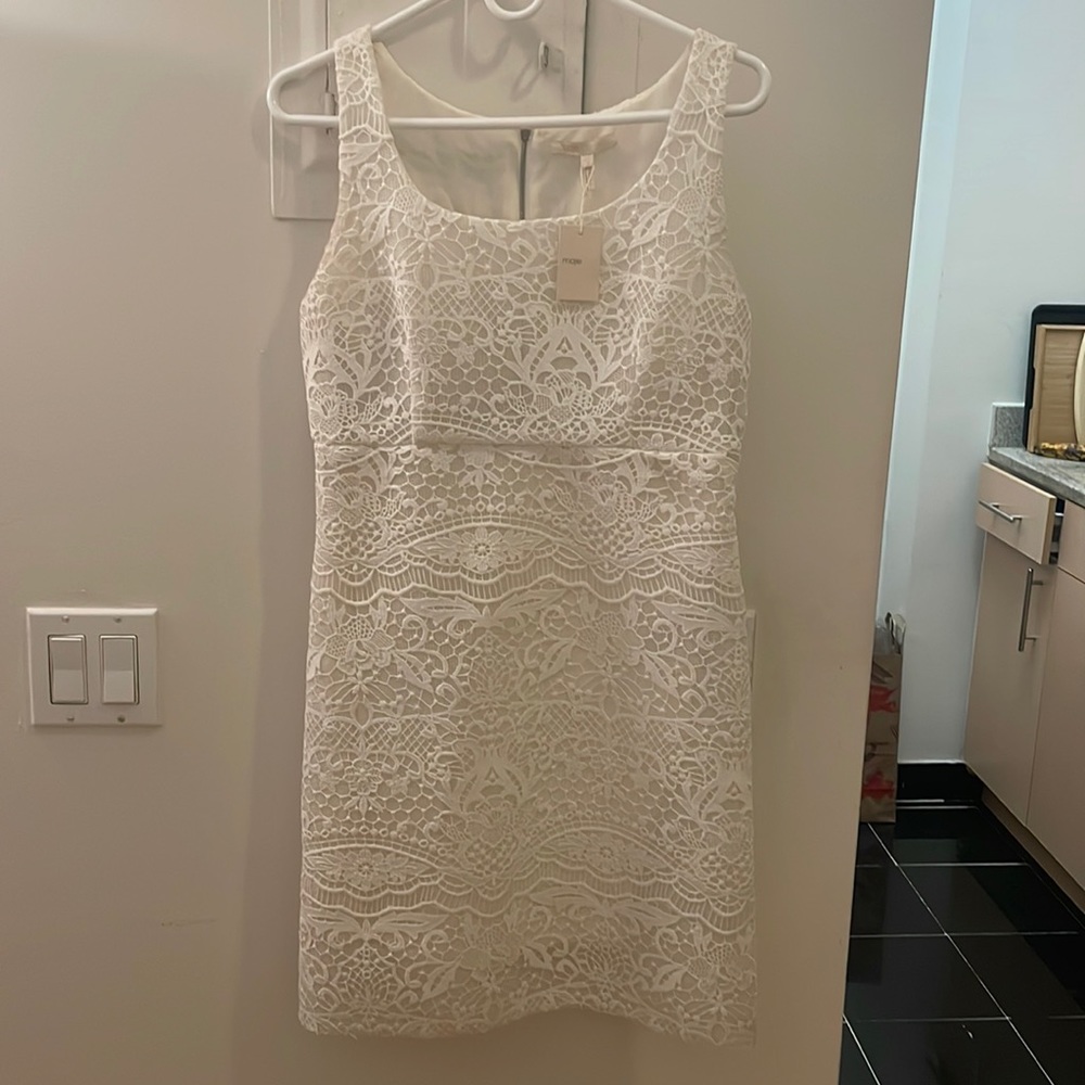 Maje white dress
